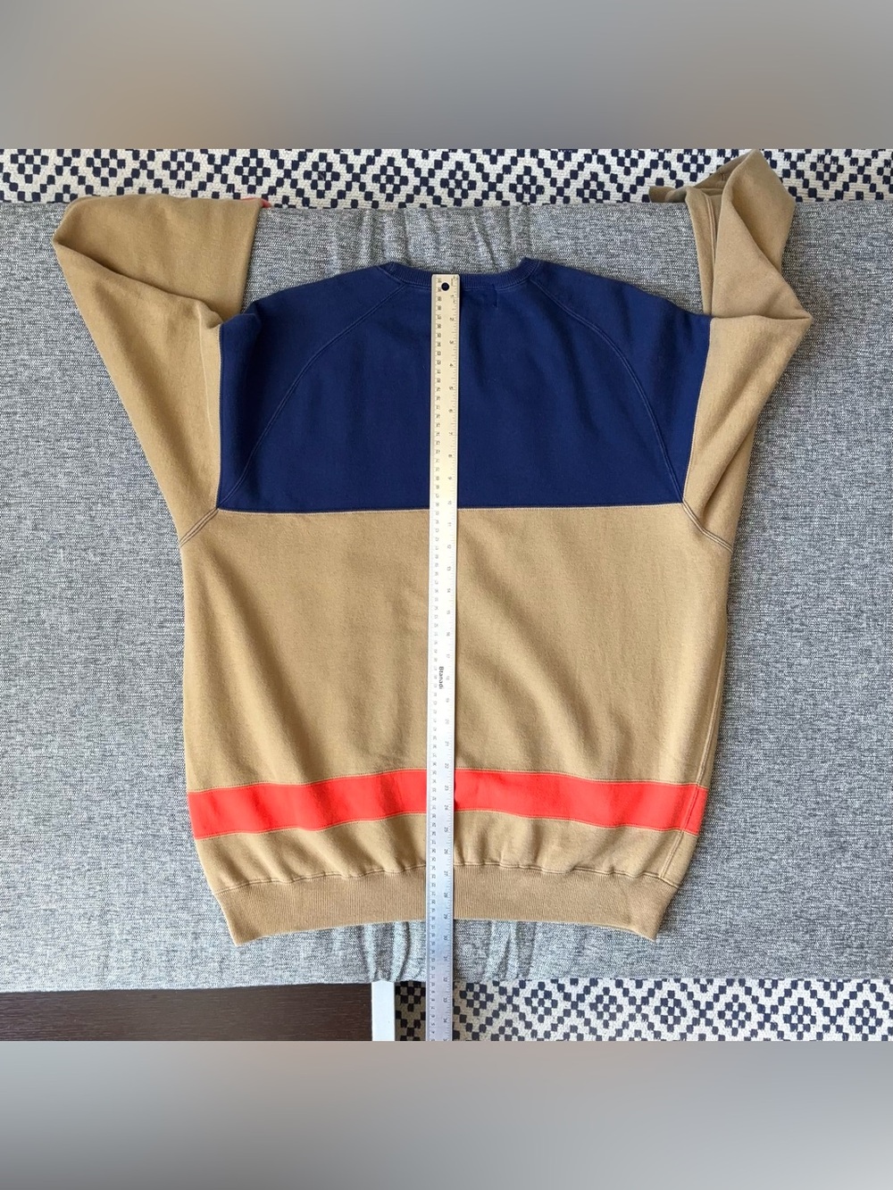 Vintage Polo Country Ralph Lauren Orange Line Crew Neck Sweatshirt Rare 90s - Picture 11 of 11